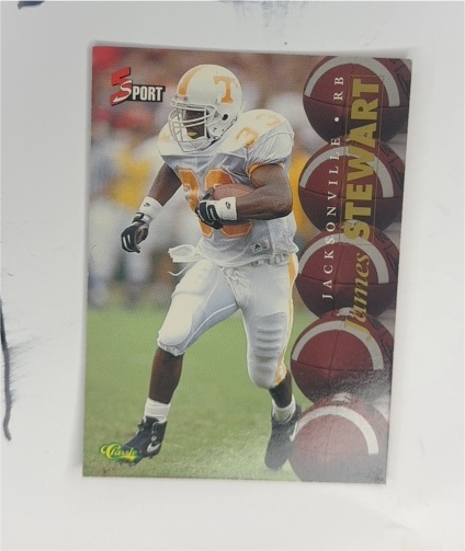 1995 Classic 5 Sport #61 James Stewart — front