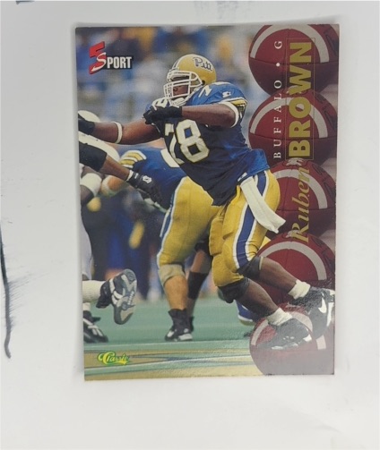 1995 Classic 5 Sport #56 Ruben Brown — front
