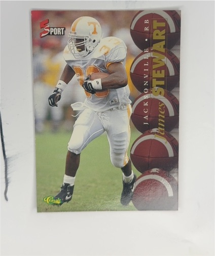 1995 Classic 5-Sport #61 James Stewart Rookie Jacksonville Jaguars — front