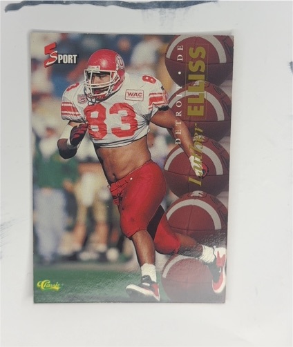 1995 Classic 5 Sport #62 Luther Elliss — front