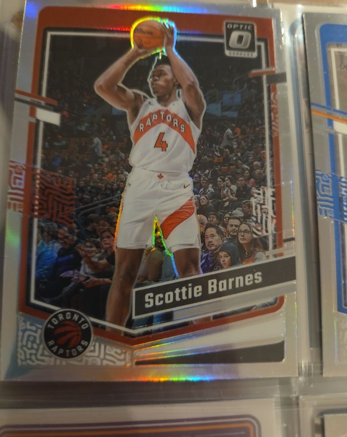 2023-24 Panini Donruss Optic #12 Scottie Barnes — front
