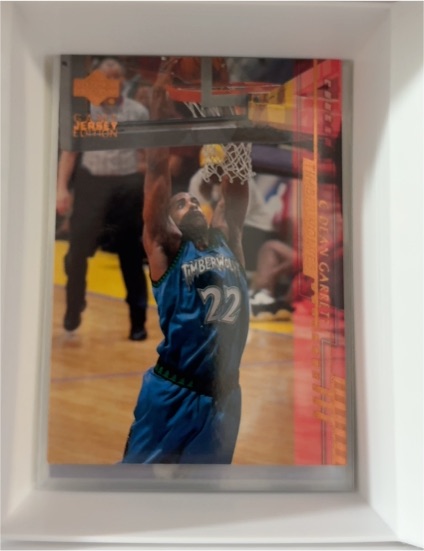 2000-01 Upper Deck Game Jersey Edition #324 Kevin Garnett — front