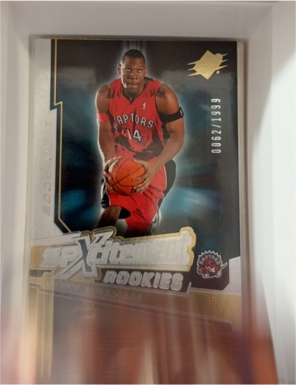 2005-06 SPx Spxcitement Rookies #XCR15 Joey Graham — front