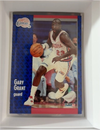 1991-92 Fleer #89 Gary Grant — front