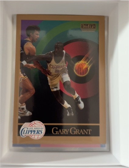 1990-91 SkyBox #127 Gary Grant — front
