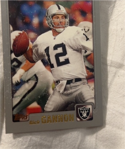 2001 Topps #3 Rich Gannon — front