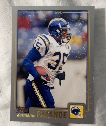 2001 Topps #172 Jermaine Fazande — front