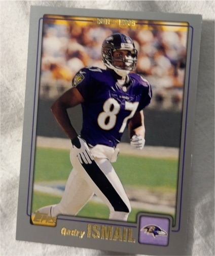 2001 Topps #236 Qadry Ismail Baltimore Ravens — front