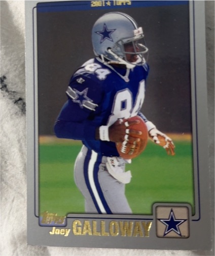 2001 Topps #7 Joey Galloway — front