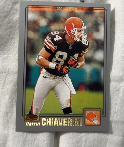 2001 Topps #304 Darrin Chiaverini Cleveland Browns — front