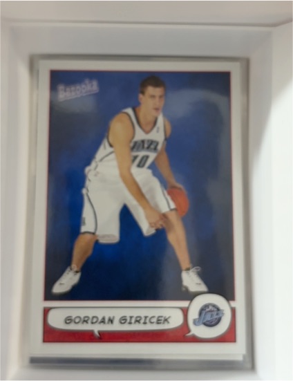 2004-05 Topps Bazooka #31 Gordan Giricek — front