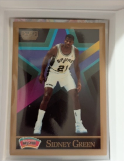 1990-91 SkyBox #413 Sidney Green — front