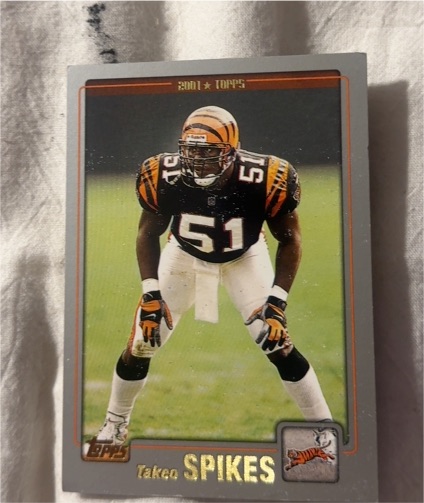 2001 Topps #291 Takeo Spikes — front