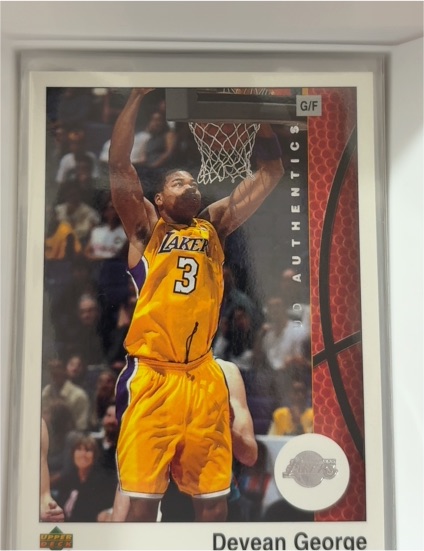 2002-03 Upper Deck Authentics #38 Devean George — front