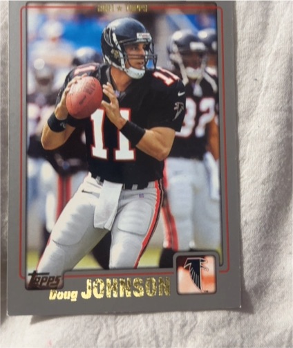 2001 Topps #201 Doug Johnson Atlanta Falcons — front