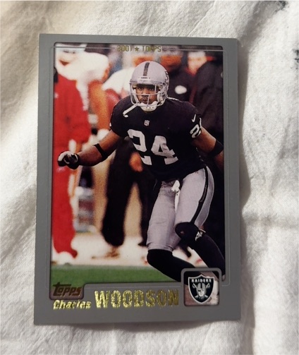 2001 Topps #12 Charles Woodson — front