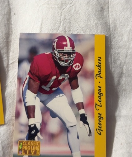 1993 Classic Pro Line Live #95 George Teague — front