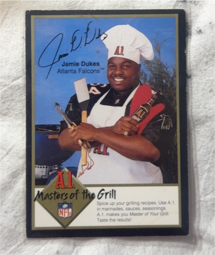 1994 A1 Masters of the Grill #NNO Jamie Dukes — front