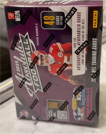 2025 Panini Absolute Football Blaster Box — front