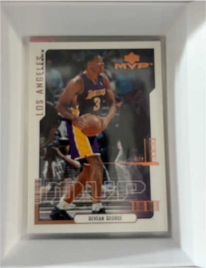 2000-01 Upper Deck MVP #82 Devean George — front