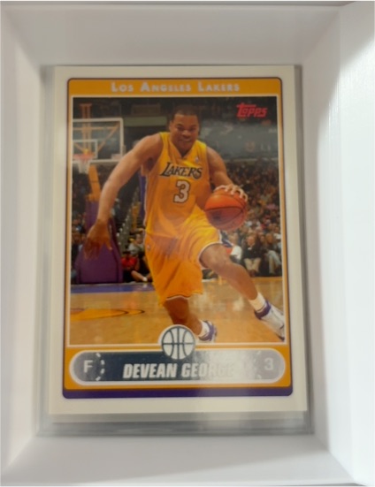2006-07 Topps #126 Devean George — front