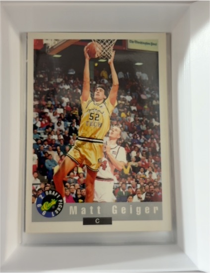 1992 Classic Draft Picks #30 Matt Geiger — front
