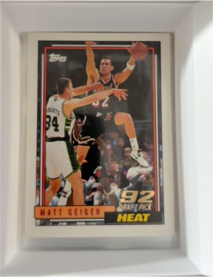 1992-93 Topps #322 Matt Geiger — front
