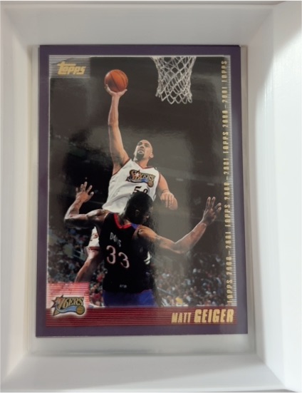 2000-01 Topps Tipoff #77 Matt Geiger — front