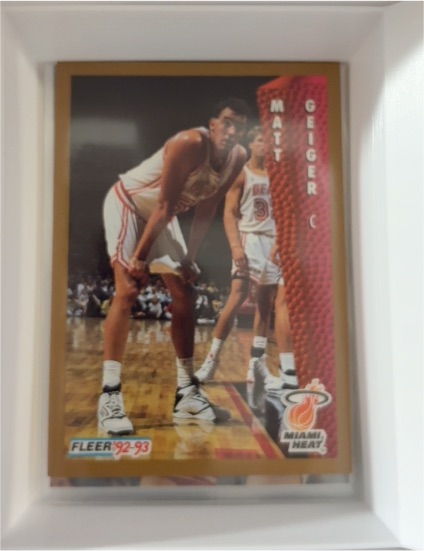 1992-93 Fleer #367 Matt Geiger — front