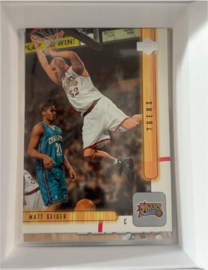 2001-02 Upper Deck #126 Matt Geiger — front