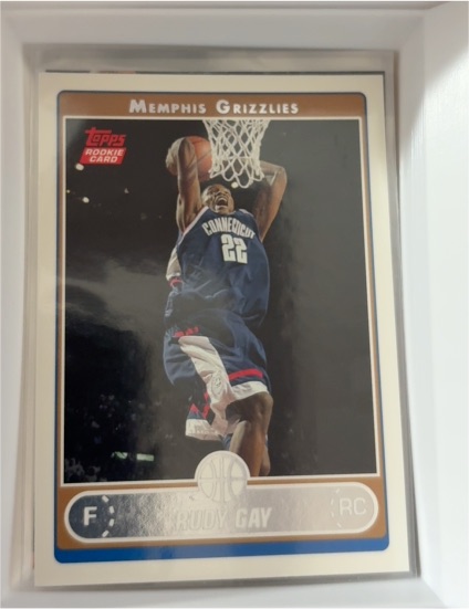 2006 Topps #252 Rudy Gay — front