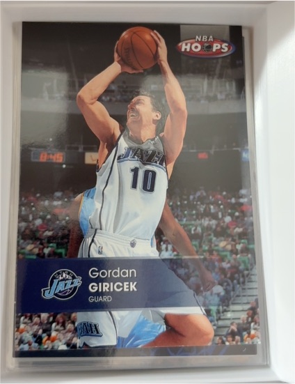 2005 NBA Hoops #10 Gordan Giricek — front