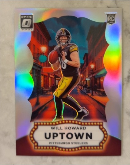 2025 Panini Donruss Optic #25 Will Howard Uptown Rookie — front