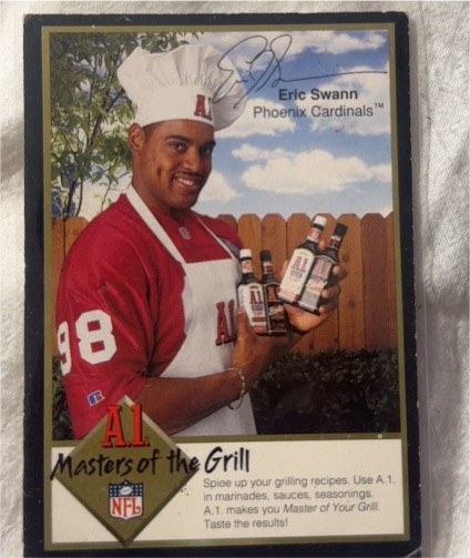 1994 A1 Masters of the Grill Eric Swann Phoenix Cardinals — front