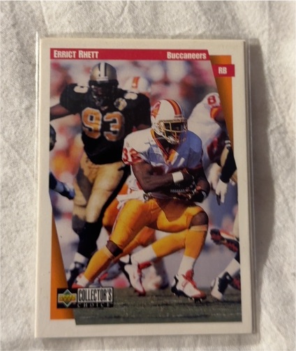 1997 Upper Deck Collector's Choice #124 Errict Rhett — front