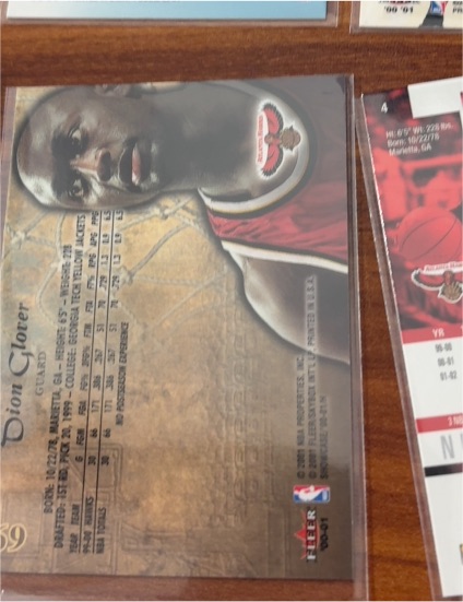 1997-98 Fleer #59 Dion Glover — front