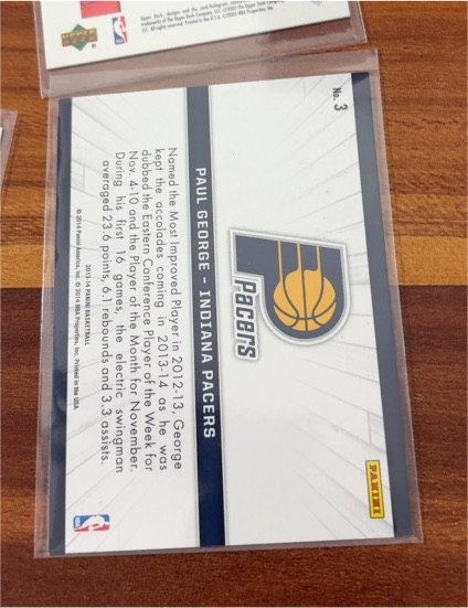2013-14 Panini NBA Hoops Above the Rim #3 Paul George — front