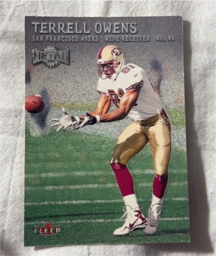 2000 Fleer Metal #150 Terrell Owens — front