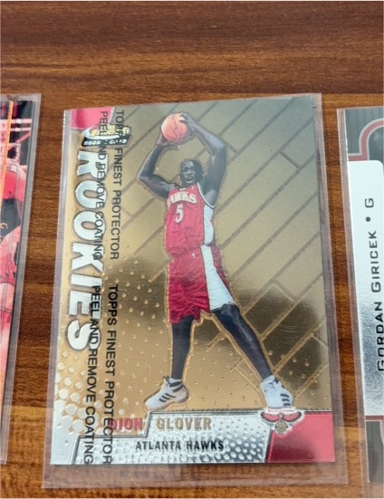 1999-00 Topps Finest #117 Dion Glover Rookie — front