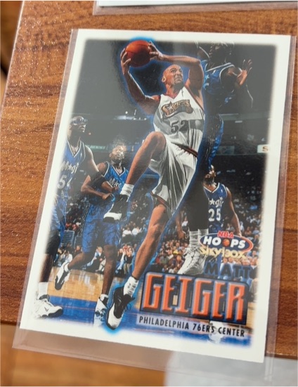 1999-00 Skybox NBA Hoops #40 Matt Geiger — front