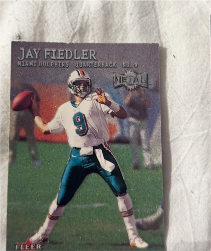 2000 Fleer Metal #113 Jay Fiedler — front