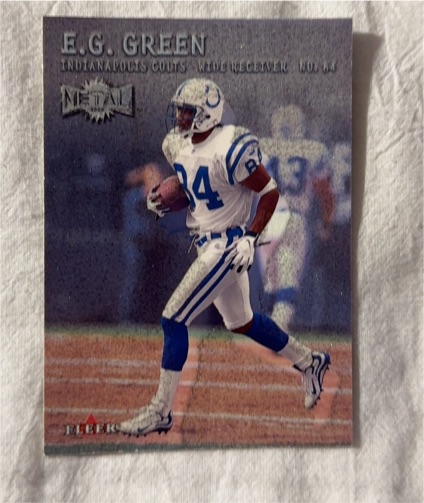 2000 Fleer Metal #116 E.G. Green — front