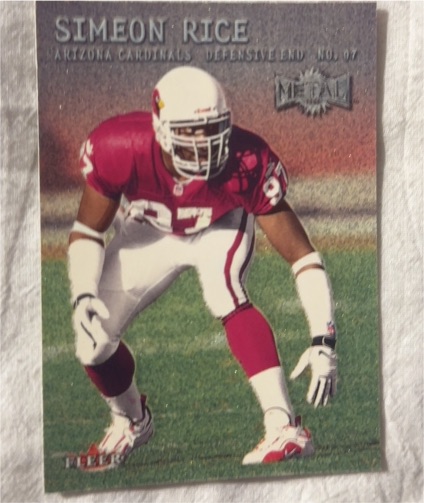 2000 Fleer Metal #167 Simeon Rice — front