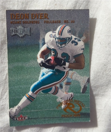 2000 Fleer Metal #208 Deon Dyer — front