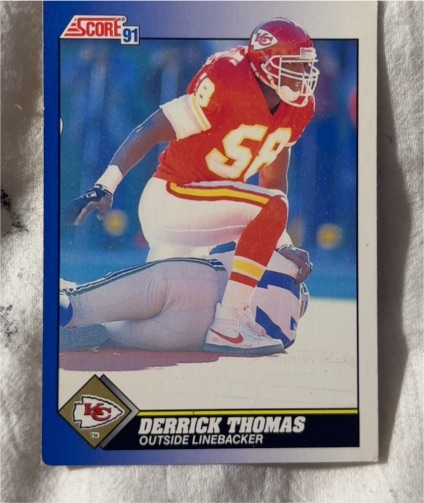 1991 Score #5 Derrick Thomas — front