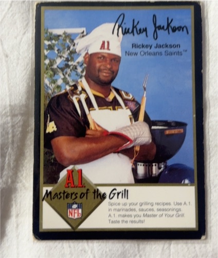 1994 A1 Masters of the Grill #NNO Rickey Jackson — front