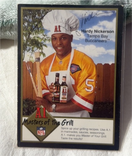 1994 A1 Masters of the Grill #NNO Hardy Nickerson — front