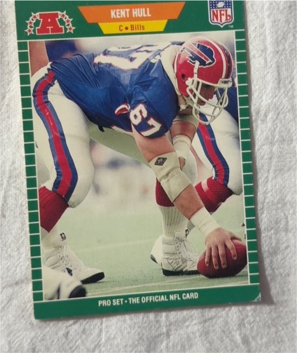 1989 Pro Set #21 Kent Hull — front