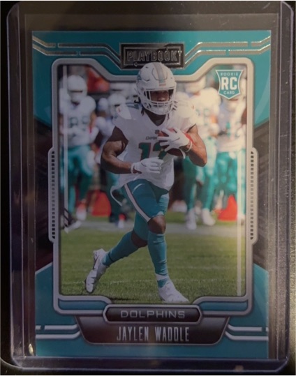 2021 Panini Playbook #106 Jaylen Waddle — front