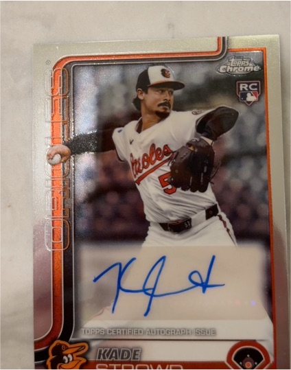 2025 Topps Chrome Update #AC-KST Kade Strowd — front